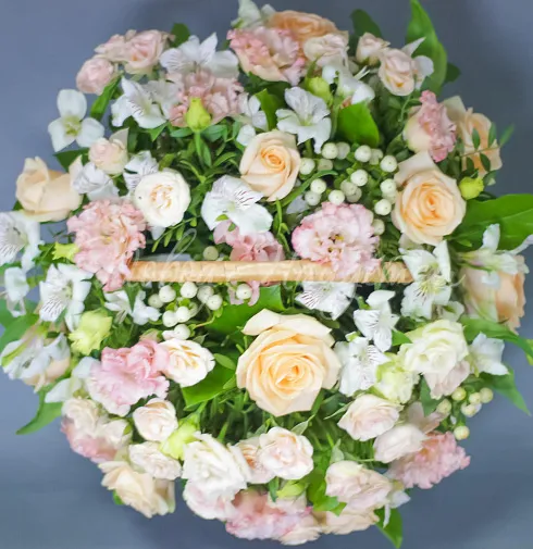 Корзина Белый танец — Повод Найдется