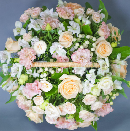 Корзина Белый танец