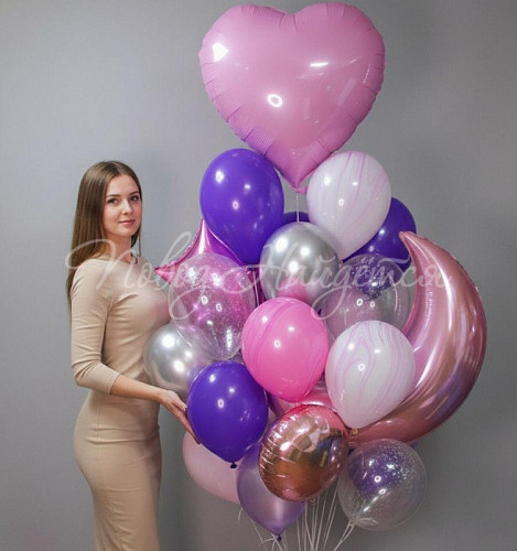 Облако шаров "Драгоценная"