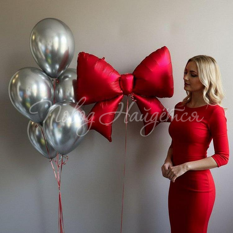 Шары Облако шаров "Красный Бант"
