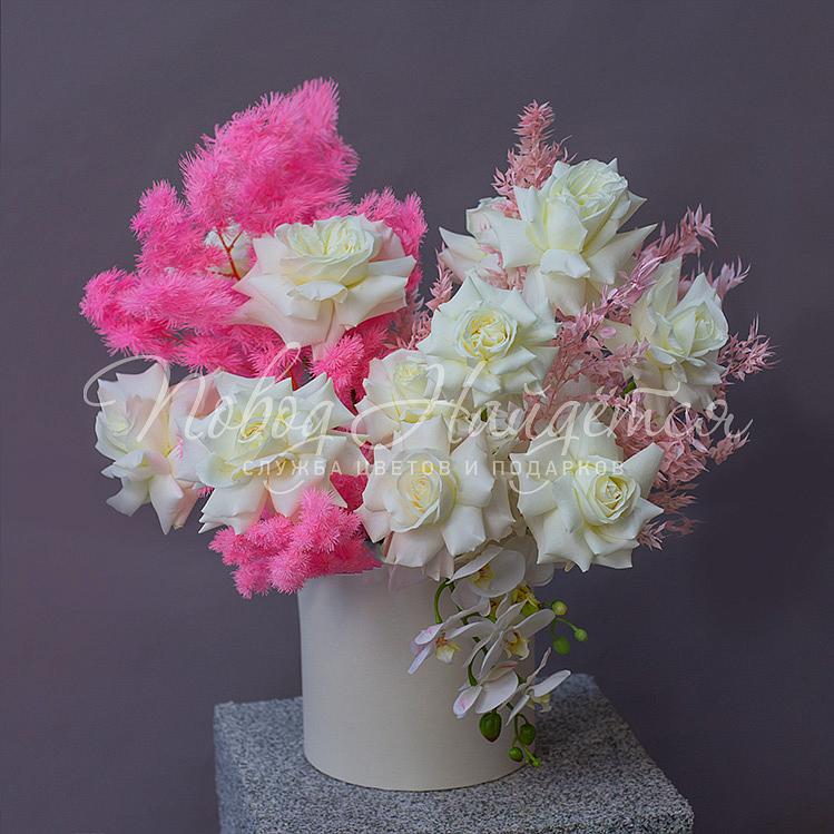 Корзина Яркая блондинка