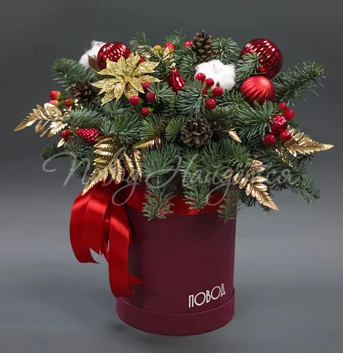 Корзина Новогодний шарм — Повод Найдется