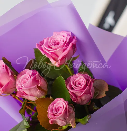 Букет 5 роз с бесплатной доставкой — Повод Найдется