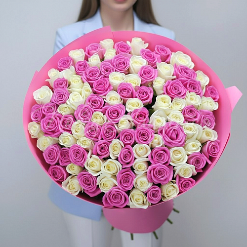 101 роза Букет Принцесса