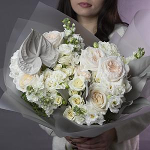 Цветы Букет Кокосовый крем