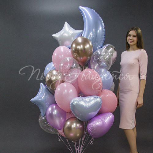 Облако шаров"Ванилла айс"