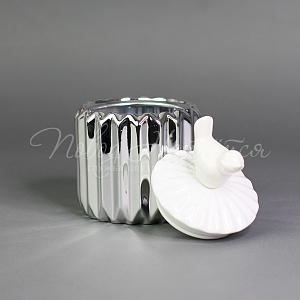 Банка серебро - Птичка певчая