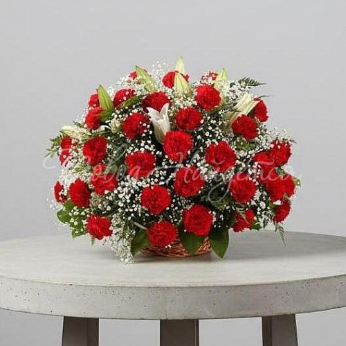 Букет Траурная корзина №9