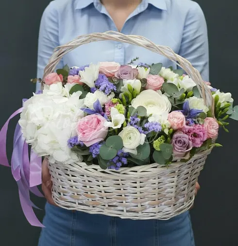 Корзина Пудровый сон — Повод Найдется