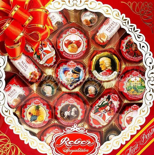 Конфеты, шоколад, KINDER Набор конфет Mozart Reber, 830 г