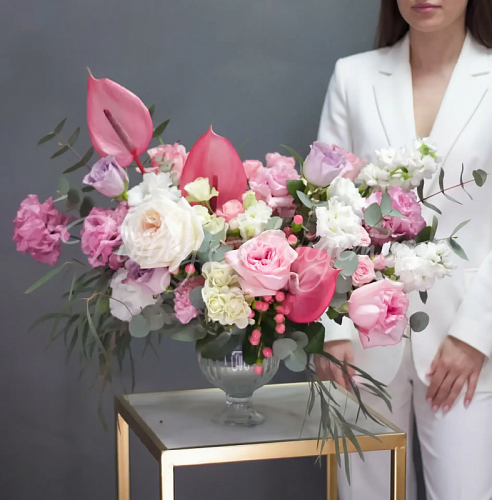 Настольные композиции Цветочная композиция Cансэт