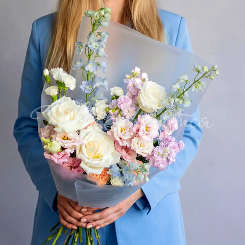 Дизайнерские букеты Снег в океане