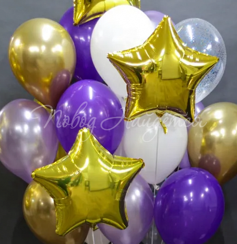 Шары Облако шаров "Алмазная россыпь" — Повод Найдется