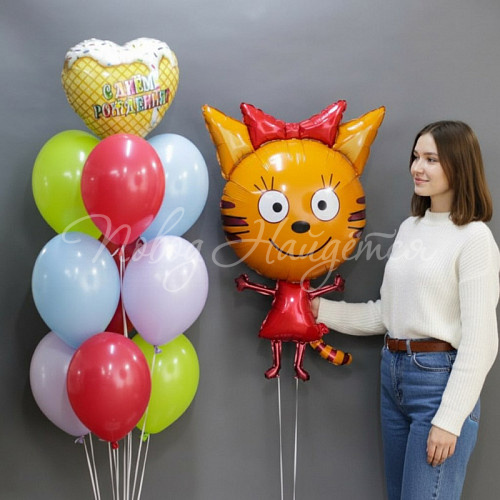 Облако шаров "Праздник Карамельки"