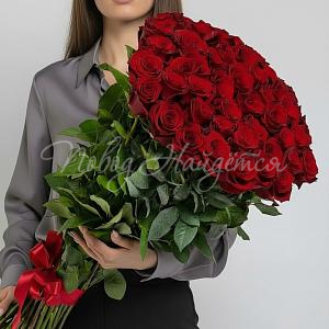 Розы ОГРОМНЫЕ: 100-170 см Букет Дама