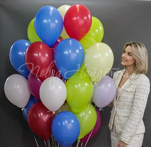 Воздушные шары Цветное облако, 25 шт