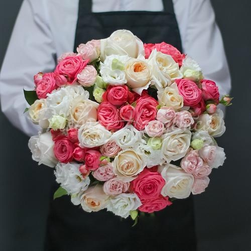 Букет роз «Фестиваль красок»