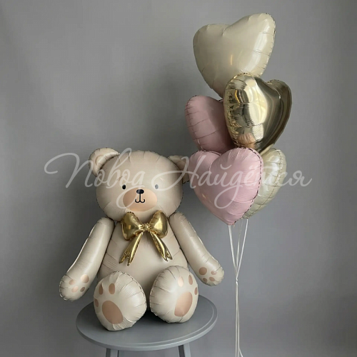 Сердца Облако шаров "Ми-ми-мишка"