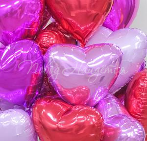 Облако шаров "Сердце"