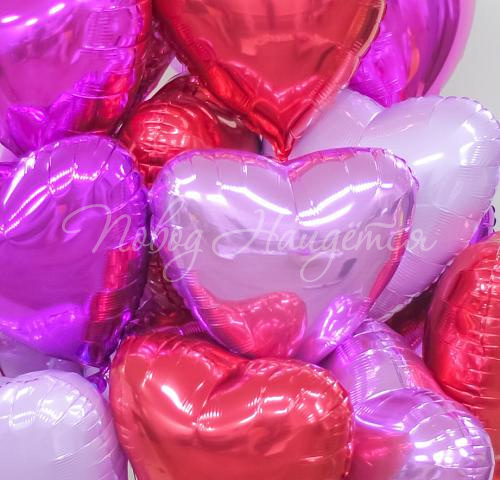 Облако шаров "Сердце"