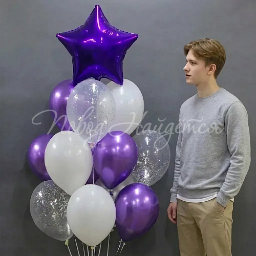 Воздушные шары Облако шаров"Галактика"