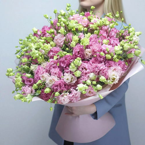 Букет с ЭУСТОМОЙ Букет Миэль