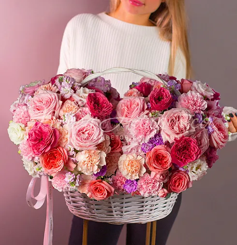 Корзина Невесомая пудра — Повод Найдется