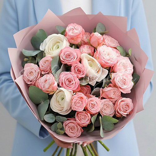 РАНУНКУЛЮСЫ Букет Эрмитаж