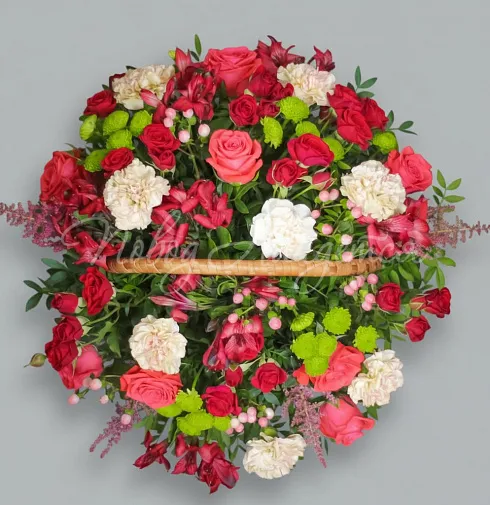 Корзина Чарующий красный — Повод Найдется