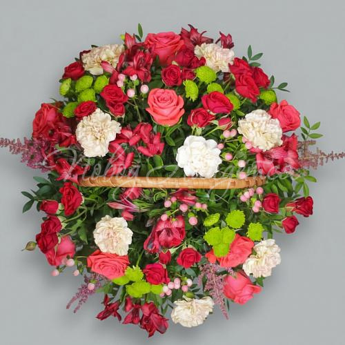 Корзина Чарующий красный