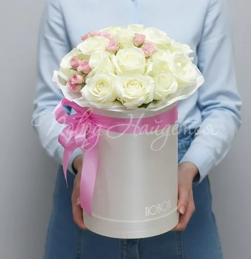 Корзина Нежнее нежного (мини) — Повод Найдется