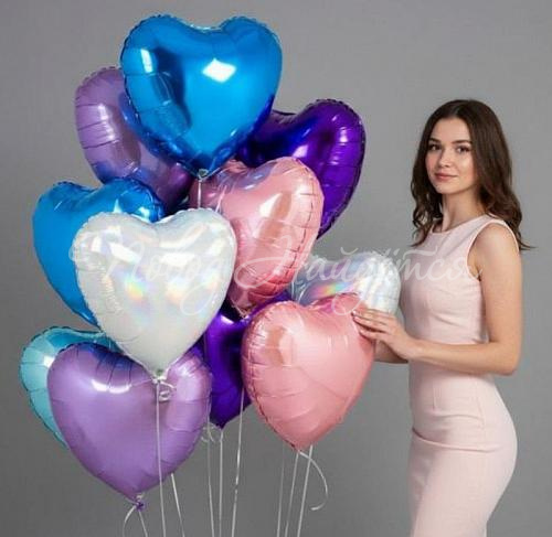 Облако шаров "Это по любви"