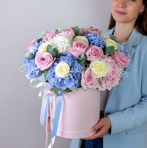 Букет Голубые облака