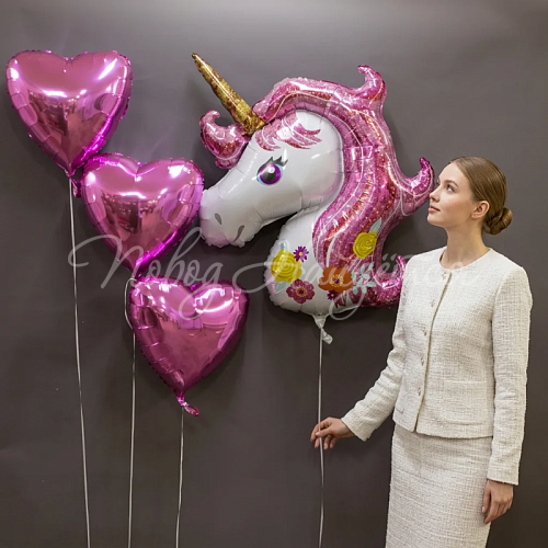 Воздушные шары Облако шаров "Моей волшебнице"