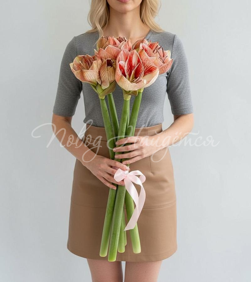 Букет Пудровое море