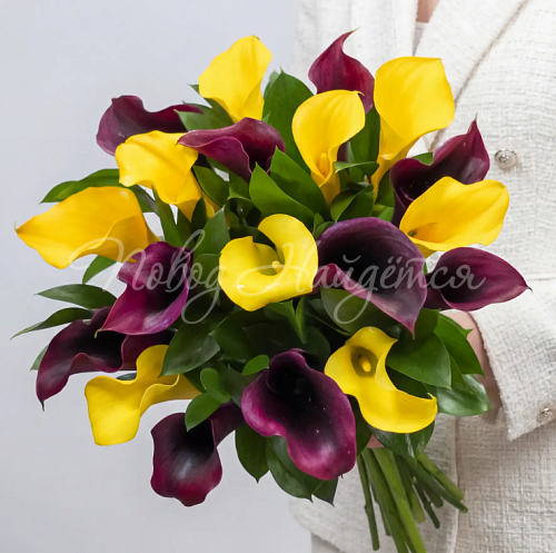 КАЛЛЫ Букет Огонь желания