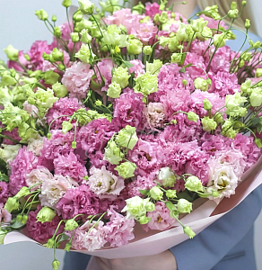 Букет с ЭУСТОМОЙ Букет Миэль