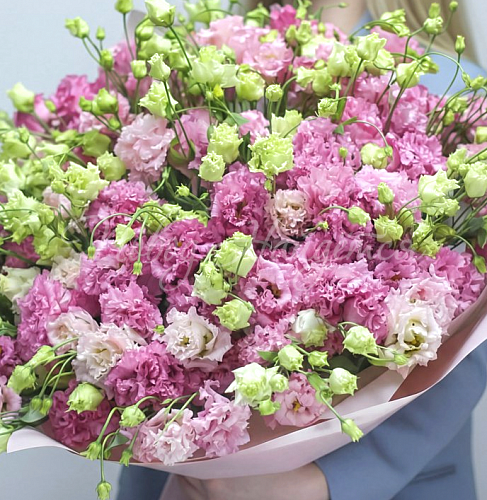 Букет с ЭУСТОМОЙ Букет Миэль