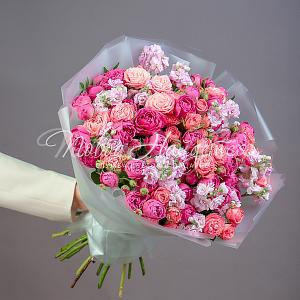 Пионовидные розы Букет Мир грез