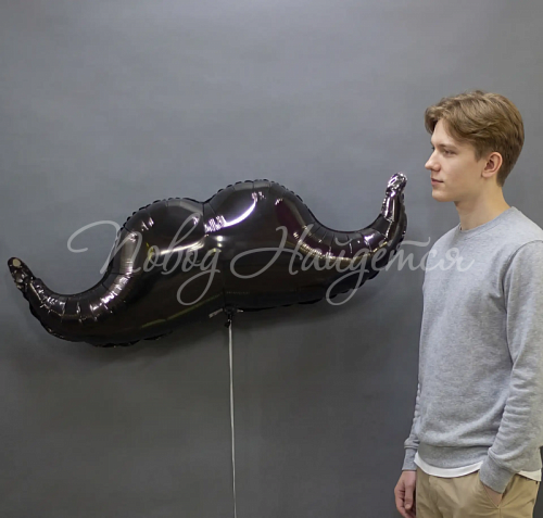 Воздушные шары Усы черные