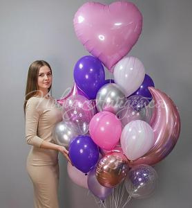 Облако шаров "Драгоценная"