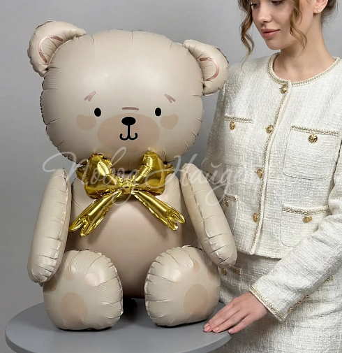 Шар "Мишка с бантиком"