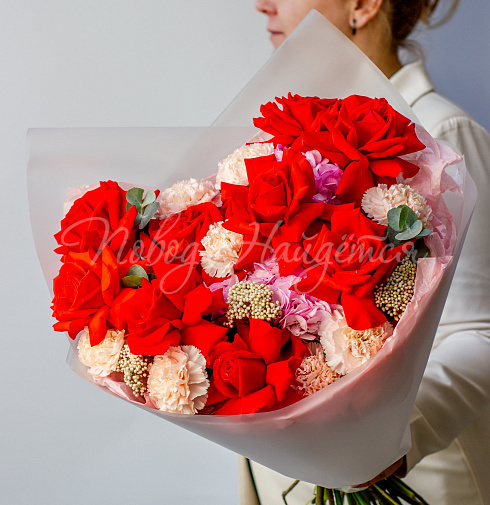 Букет Красный бархат — Повод Найдется