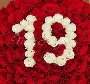 101 роза Букет 19 лет