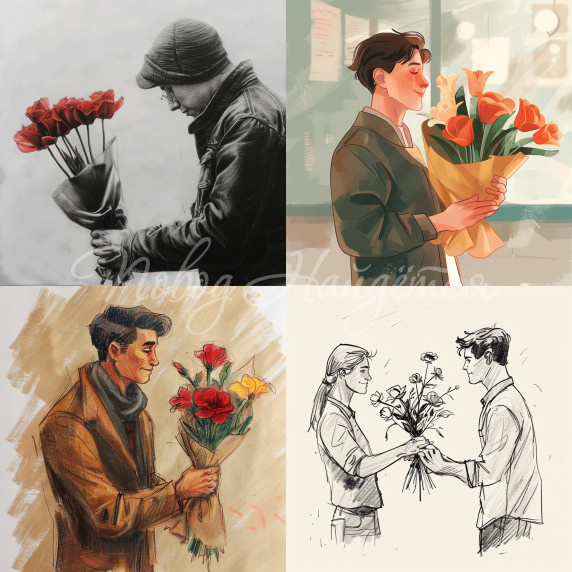 Какие цветы дарят мужчинам