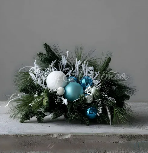 Цветочная композиция Зимушка-Зима — Повод Найдется