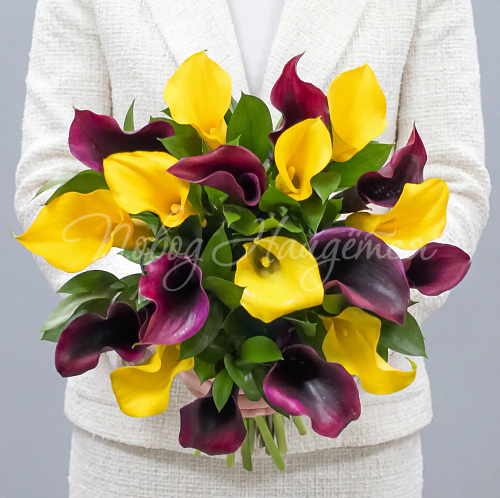 КАЛЛЫ Букет Огонь желания