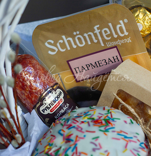 Большая пасхальная корзина