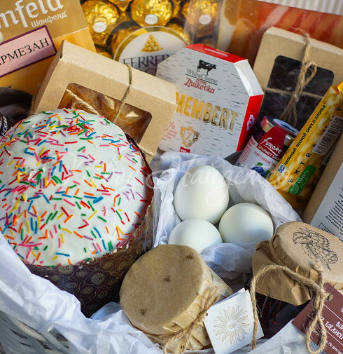 Большая пасхальная корзина