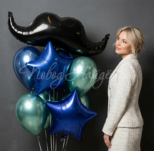 Воздушные шары Облако шаров "Элементарно,Ватсон"